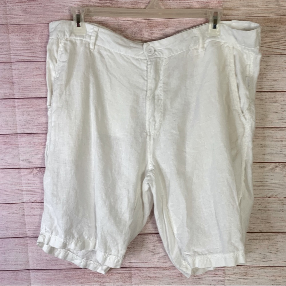 Onia White‎ Linen Shorts Size 38